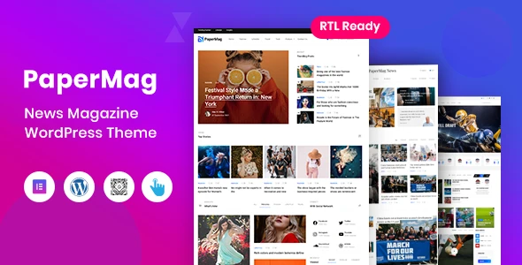 PaperMag – NewsPaper Magazine WordPress Theme